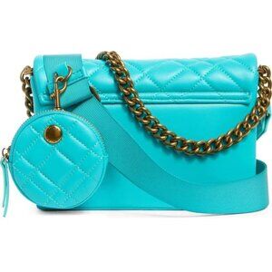 Kurt Geiger Quilted Brixton Lock Shoulder Bag with Pouch